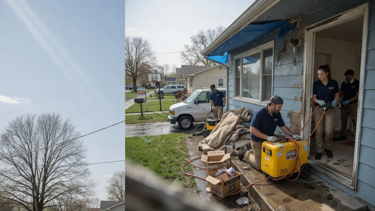 Basement Flood Cleanup in Odessa, NE near me